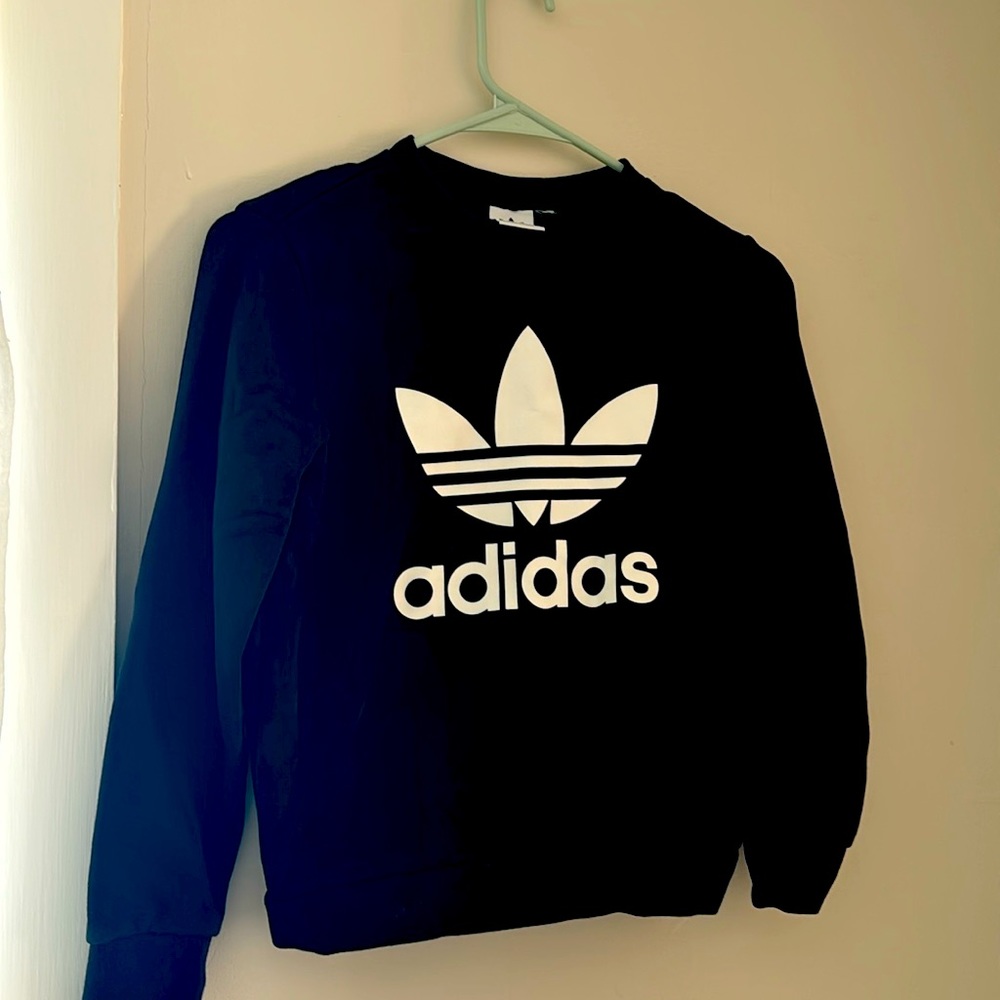 Adidas logo crew neck